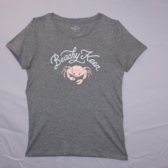 J Crew Collector Tee Size S Gray 100% Cotton Crab Graphic Short Sleeves NWT - Picture 10 of 12